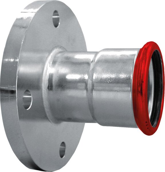 C-Stahl Pressfitting M-Kontur Übergangsflansch PN10/16 54mm