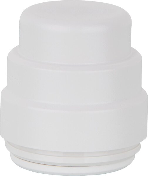 Endkappe 22mm für Kunststoff- und Kupferrohre
