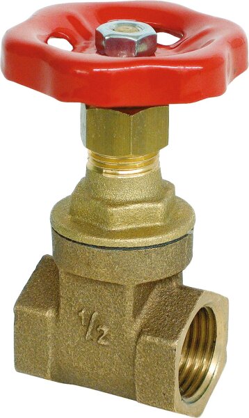 Muffenschieber aus Rotguß PN 16 11/4"innen