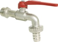 Auslaufkugelhahn PN 10 DN 15 1/2"  vernickelt