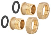 Gewindeanschluß-Verschr. 3/4" mit je 2...
