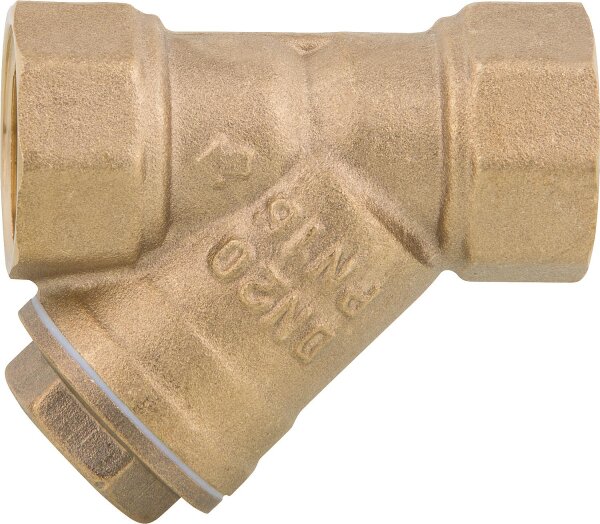 Schmutzfänger PN16 Messing mit Edelstahlsieb R3/4"