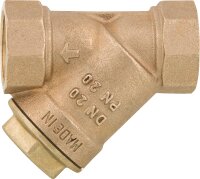 Schmutzfänger, Rotguss mit Edelstahlsieb R 1/2"...