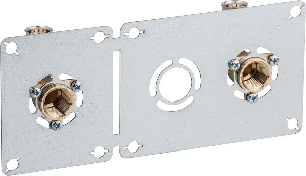 Wandwinkel-Montageplatte für Trockenbaubereich TH-Kontur 16x2mm - DN15(1/2")
