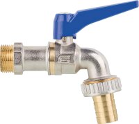 Auslaufkugelhahn Viva mit Schlauchanschluss mit Hebel aus...