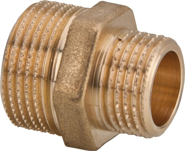Reduktionsnippel Messing 1"x1/2"