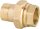 Verschraubung messing DN32 (1 1/4") IxA konisch dichtend PN10