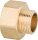 Spitzmuffe messing DN25 (1")IG x DN15 (1/2") AG PN10