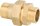 Verschraubung messing DN32 (1 1/4") AGxAG PN10, konisch dichtend