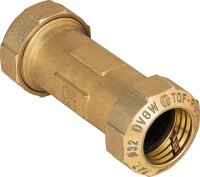 Messing Reparaturmuffe 32mm