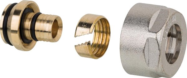 Eurokonus Klemmringverschraubung DN20(3/4")x 16x2,0 mm, VPE=2 Stück
