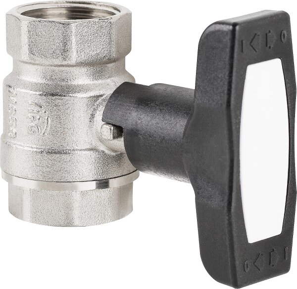 Isolier-T Kugelhahn, Typ G DN32 (11/4") IG PN16, voller Durchgang