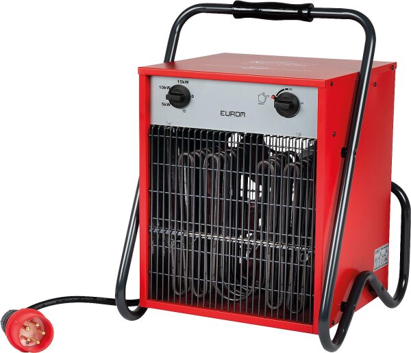 Heizlüfter Profi EK15002 mit Kabel 5/10/15kw, 380-400V 32A