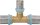 Pressfitting f.MSVR TH-Kontur T-Stück, Mittelabgang reduziert 26x3-18x2-26x3mm