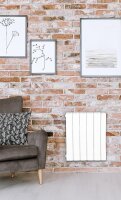 Aluminium-Heizkörper Elektrisch eBlitz Wi-Fi, 1250 Watt, weiß RAL 9010