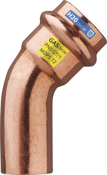 Frabopress- Kombi V-Kontur Bogen 45° I/A 54mm