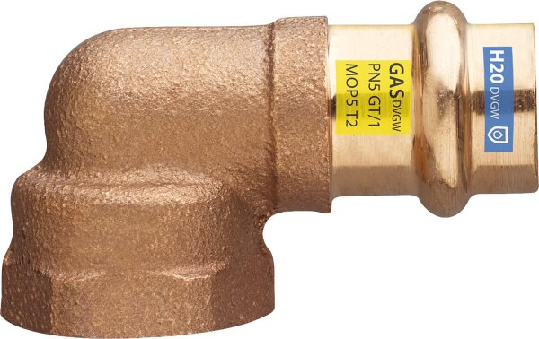 Frabopress- Kombi V-Kontur Winkel 90° mit IG DN15 (1/2") x12mm