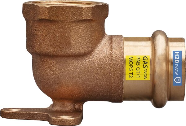 Frabopress- Kombi V-Kontur Wandscheibe 90° IG DN20 3/4"x22mm