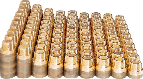 Hahnverlängerungspaket Rotguss DN15 (1/2") 90-teilig