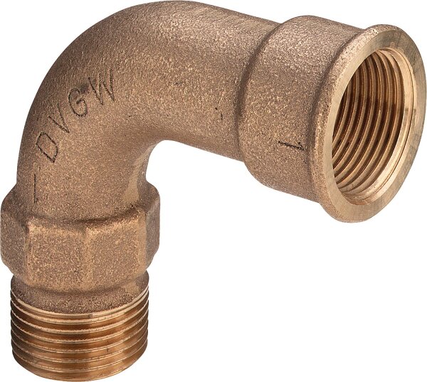 Rotguss Bogen lang 90 Grad 3001 ixa DN32 (1 1/4")