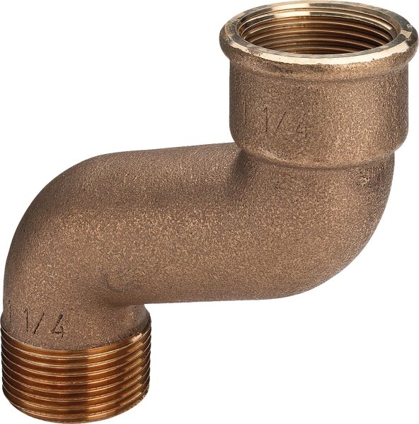 Rotguss S-Bogen Versatz 70mm Typ 3004 ixa  DN25(1")