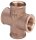 Rotguss Kreuzstück Typ 3180 ixi DN25(1")