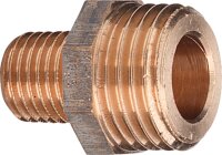 Rotguss Übergangsnippel G(flach)xR(konisch) Typ 3247...