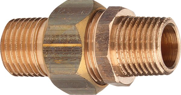 Rotguss Rohrverschraubung Typ 3344 konischdichtend axa DN20(3/4")