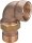 Rotguss Winkelverschraubung Typ 3088 flachdichtend ixa DN25(1")