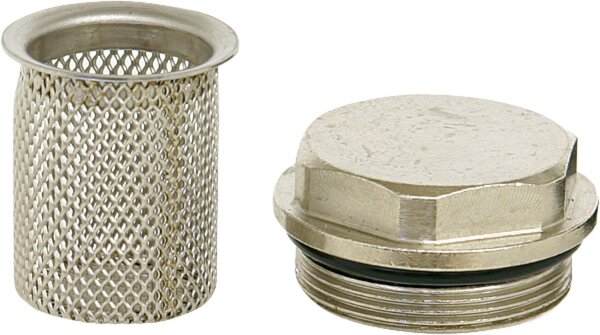 Filter-Set 11/2" Filter mit Stopfen