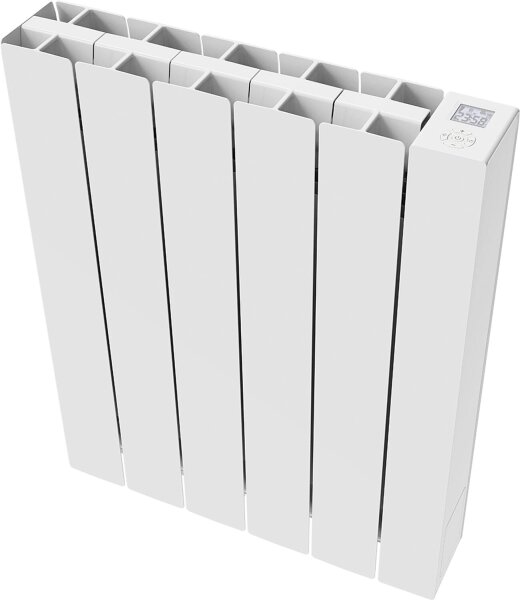 Aluminium-Heizkörper Elektrisch E-Blitz Core 1000Watt, RAL 9010
