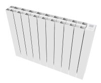 Aluminium-Heizkörper Elektrisch E-Blitz Core 1000Watt, RAL 9010