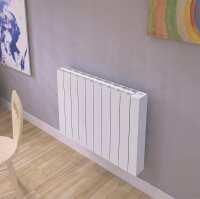 Aluminium-Heizkörper Elektrisch E-Blitz Core 1000Watt, RAL 9010
