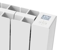 Aluminium-Heizkörper Elektrisch E-Blitz Core 2000Watt, RAL 9010