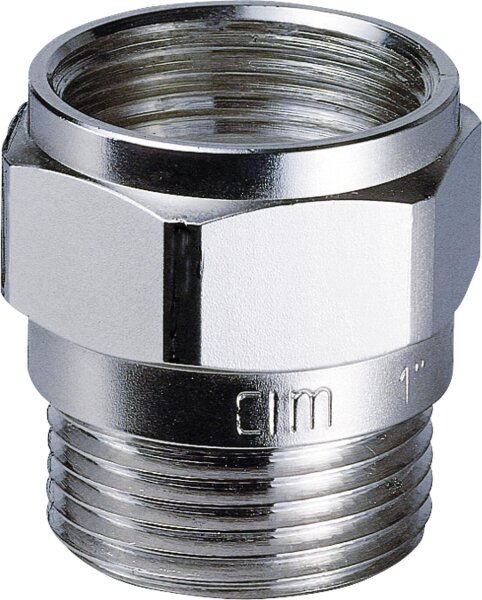 Rückschlagventil Messing verchromt DN32(11/4") AGxIG