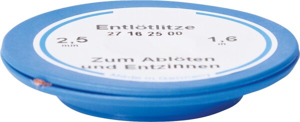 Entlötlitze 1 Rolle a1,6 mtr.