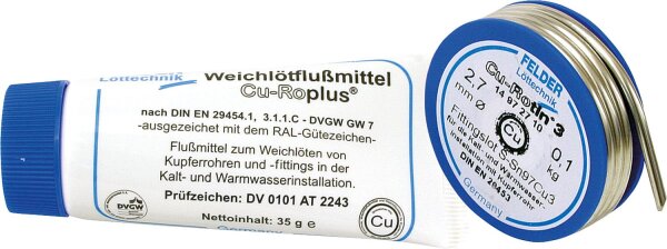 Installations-Weichlötset