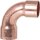 Kupferlötfitting 5002a Bogen 90°, 22 mm