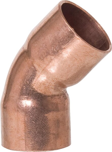 Kupferlötfitting 5041  Bogen 45°, 15 mm