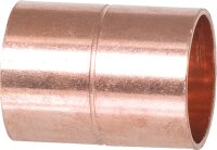 Kupferlötfittings 5270 Muffe mit Anschlag 22mm