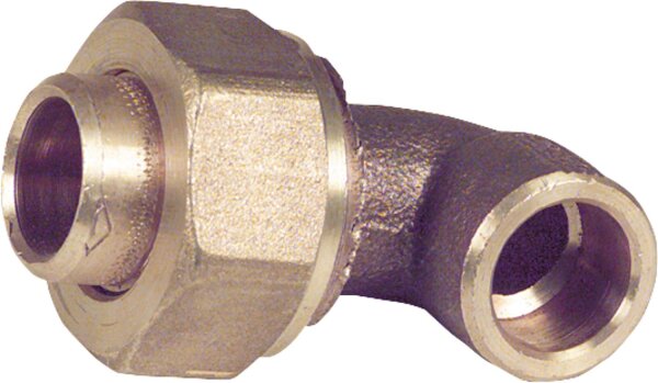 Rotgußlötfitting 4096 Winkelverschraubung 90° konisch dichtend 35 mm