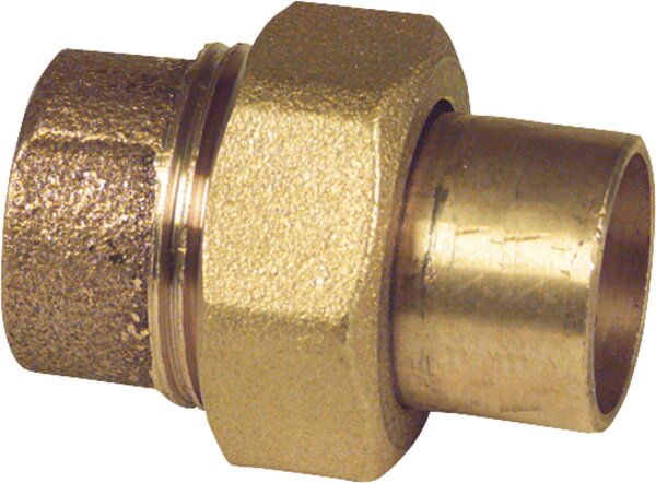 Rotgußlötfittings 4330 Verschraubung flachdichtend 28 mm