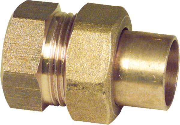 Rotgußlötfittings 4330g Verschraubung flachdichtend einers.Innengew. 18-R 3/4"