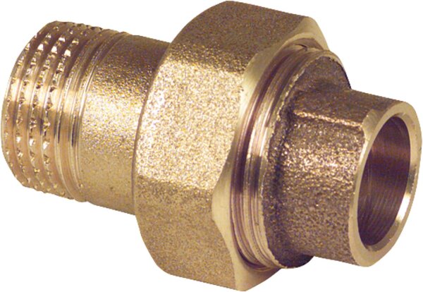 Rotgußlötfittings 4331g Verschraubung flachdichtend 22-R 3/4" AG