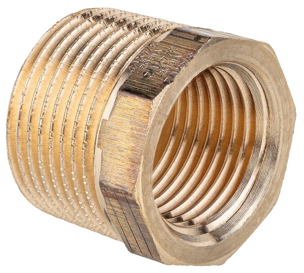 Rotguß-Gewindefitting Reduzierstück Typ 3241  3/4" x 1/2"