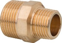 Rotguß-Gewindefitting Doppelnippel reduziert Typ...