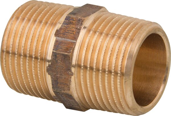 Rotguß-Gewindefitting Doppelnippel Typ 3280  3/4" axa