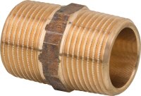 Rotguß-Gewindefitting Doppelnippel Typ 3280...