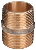 Rotguß-Gewindefitting Doppelnippel Typ 3280...