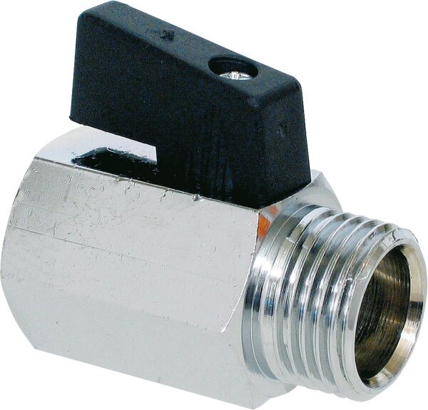 Mini-Kugelhahn mit kurzem Hebel IGxAG 1/8"